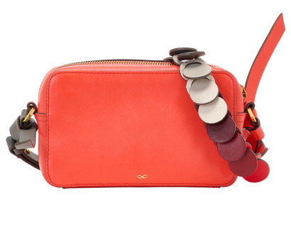 Wink Crossbody, &pound;110, Handbags, Pink, Leather, Front view